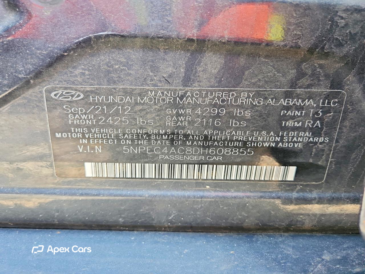 Hyundai Sonata 2013