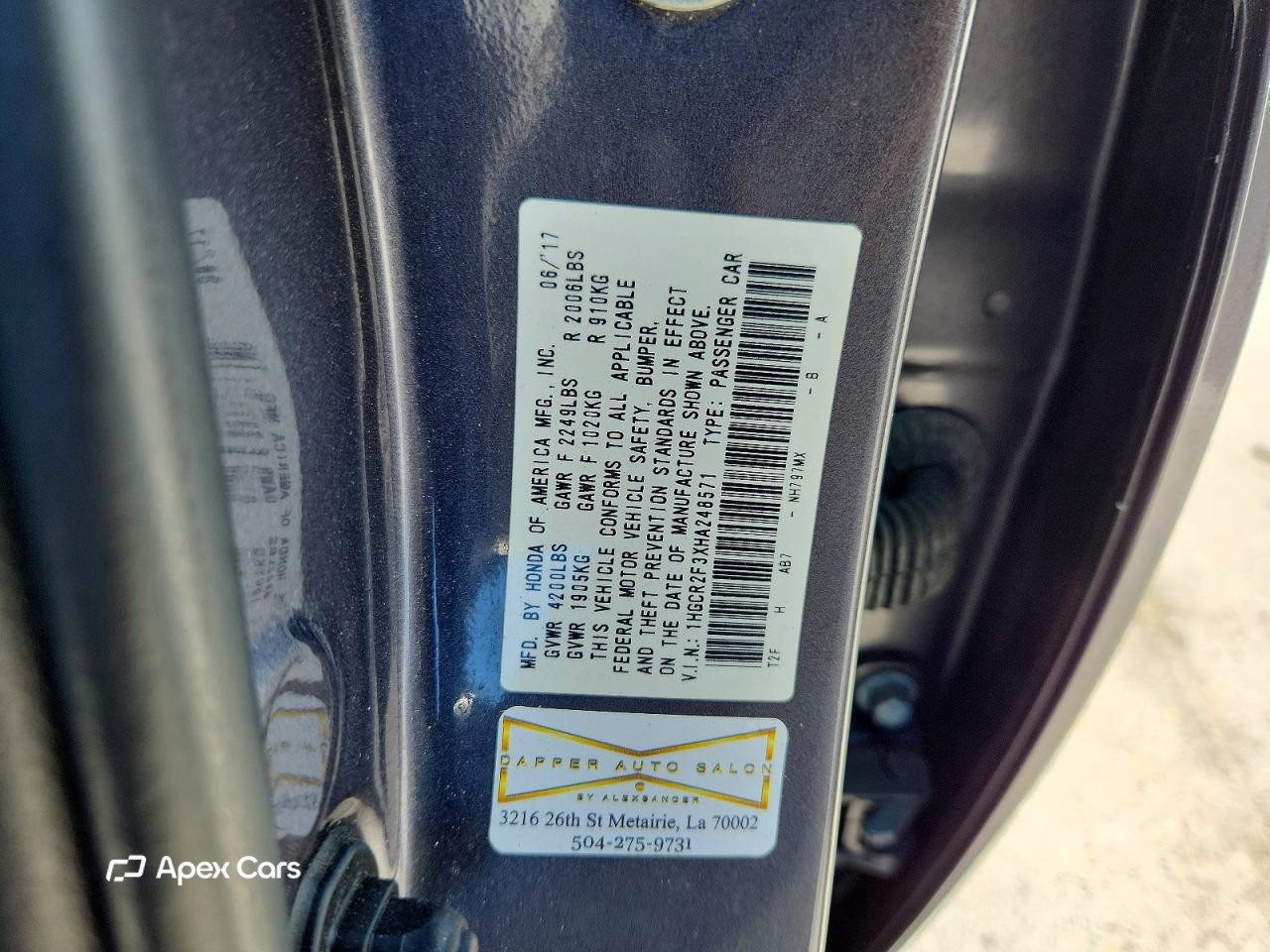 Honda Accord 2017