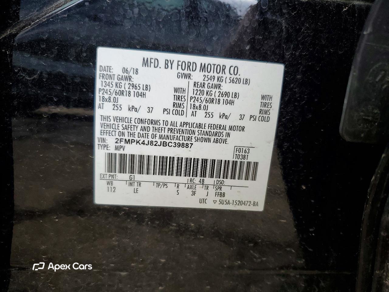 Ford Edge 2018