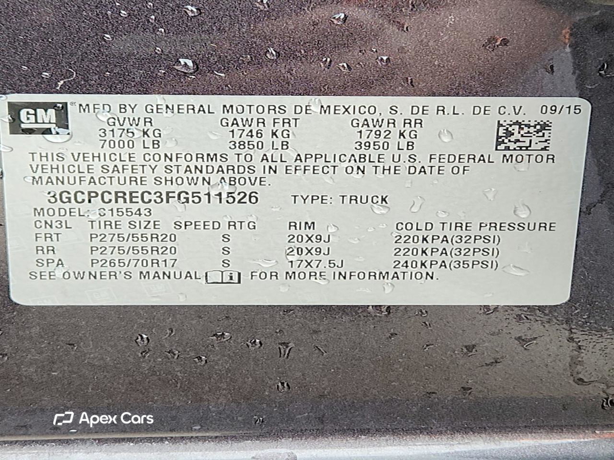 Chevrolet Silverado 2015