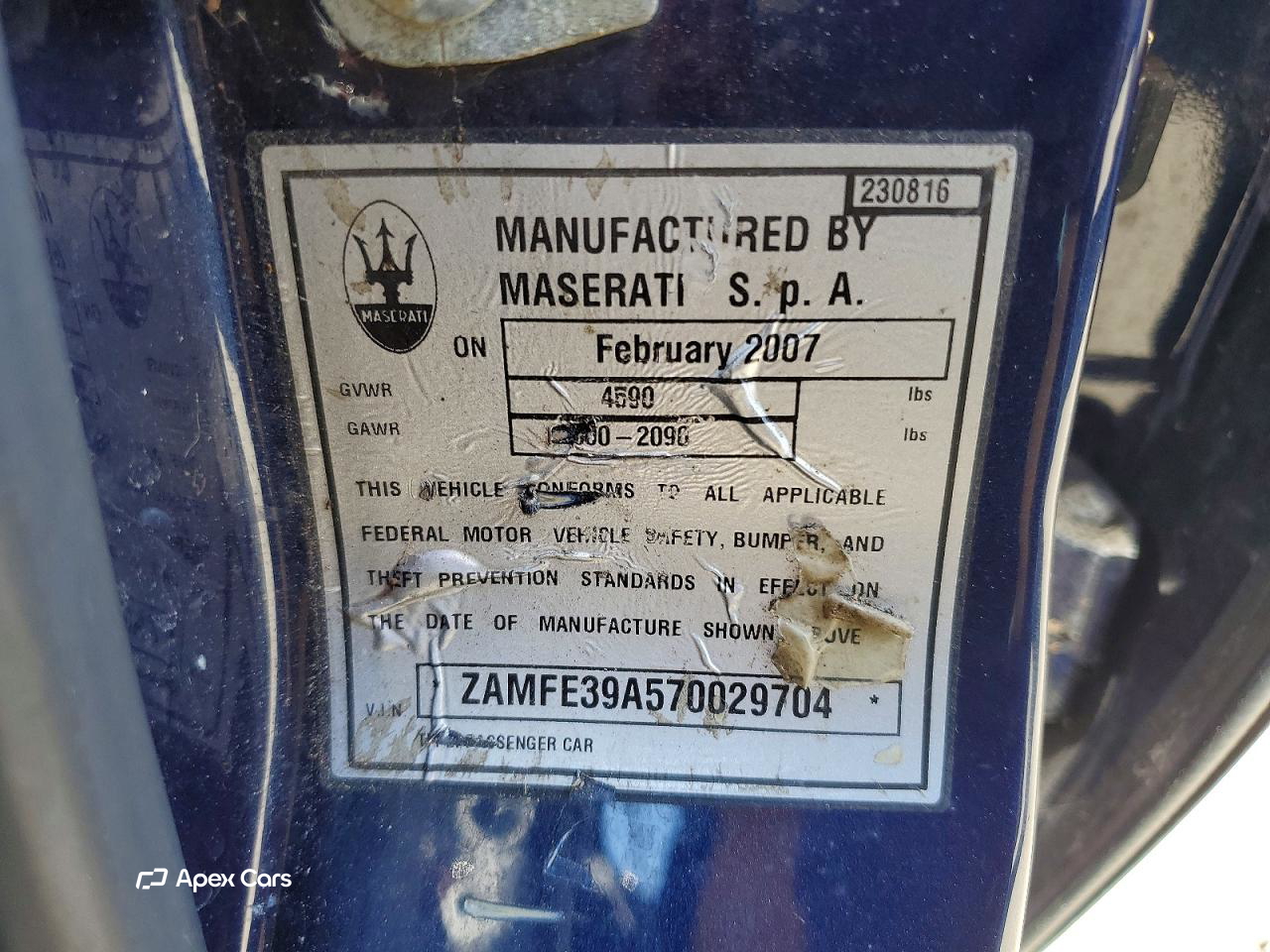 Maserati Quattroporte 2007