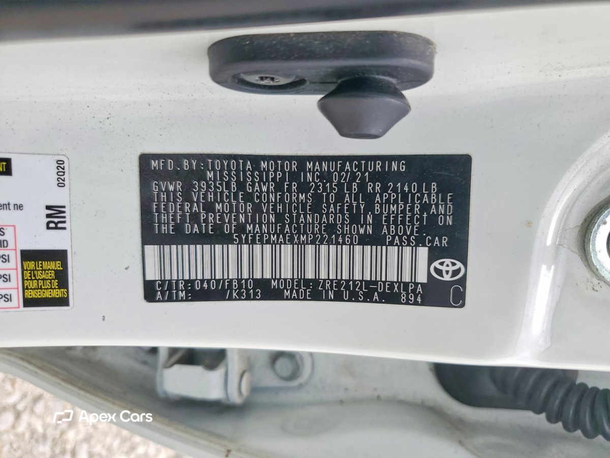 Toyota Corolla 2021