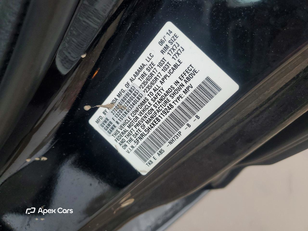 Honda Odyssey 2014