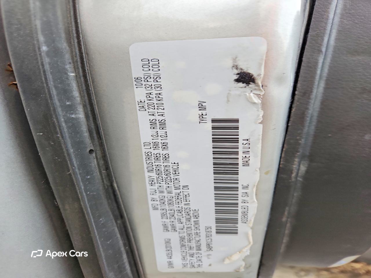 Subaru Outback 2007