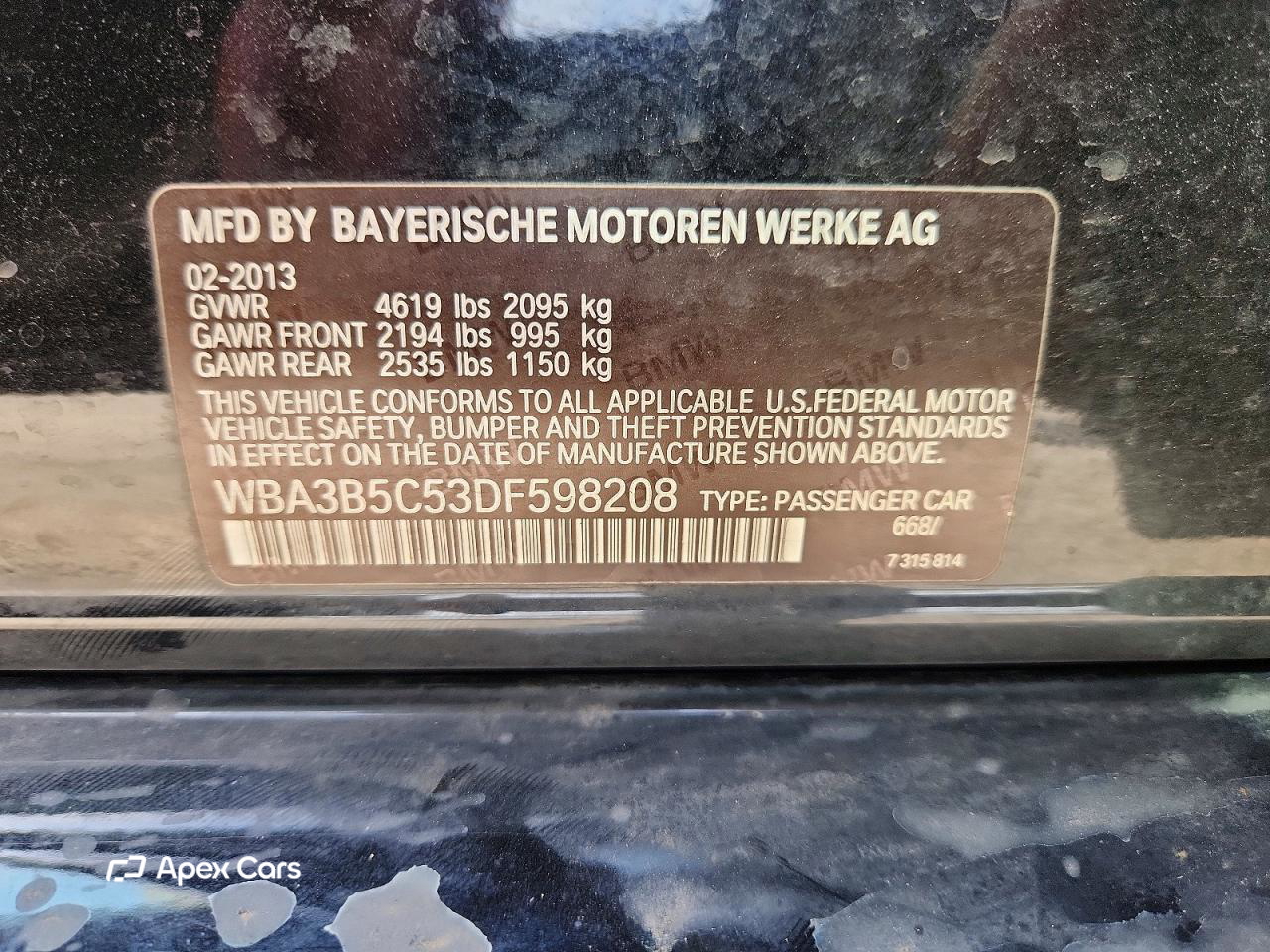 BMW Series 3 2013