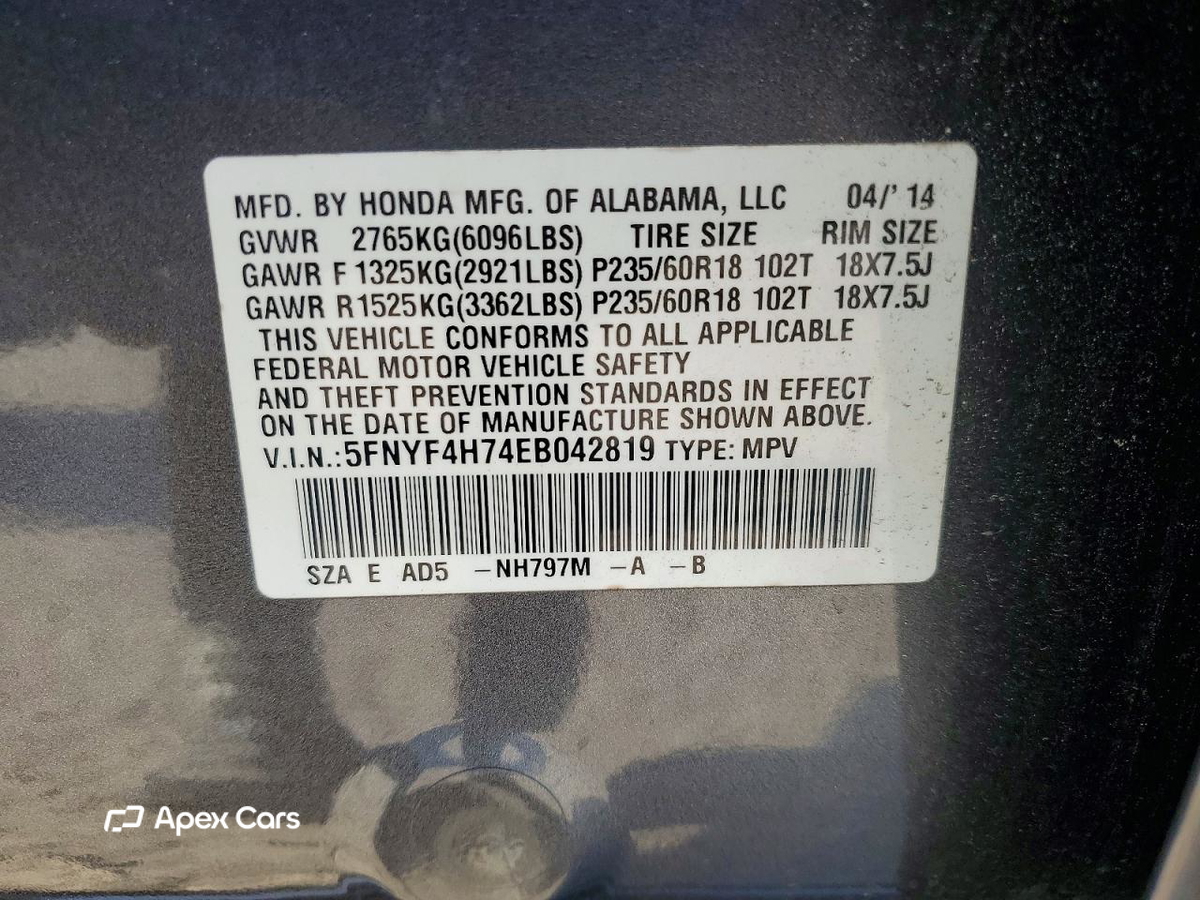 Honda Pilot 2014