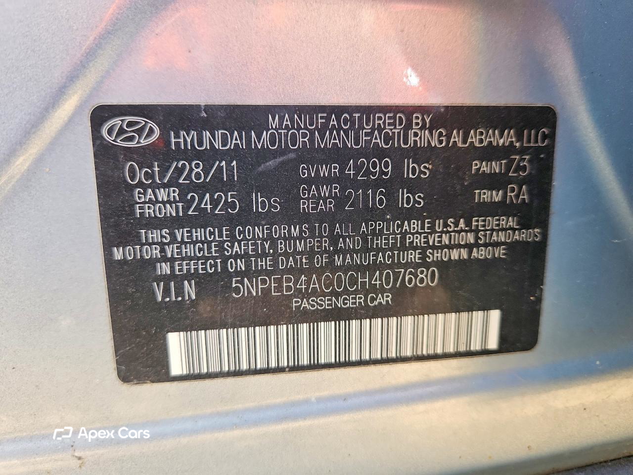 Hyundai Sonata 2012