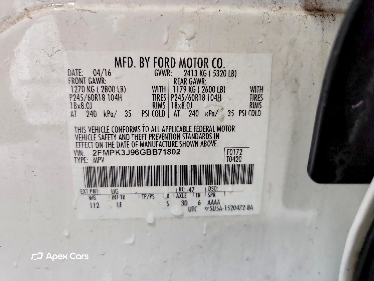 Ford Edge 2016