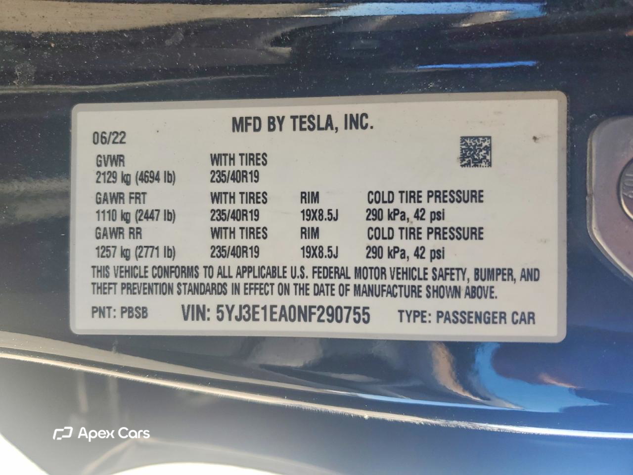 Tesla Model 3 2022