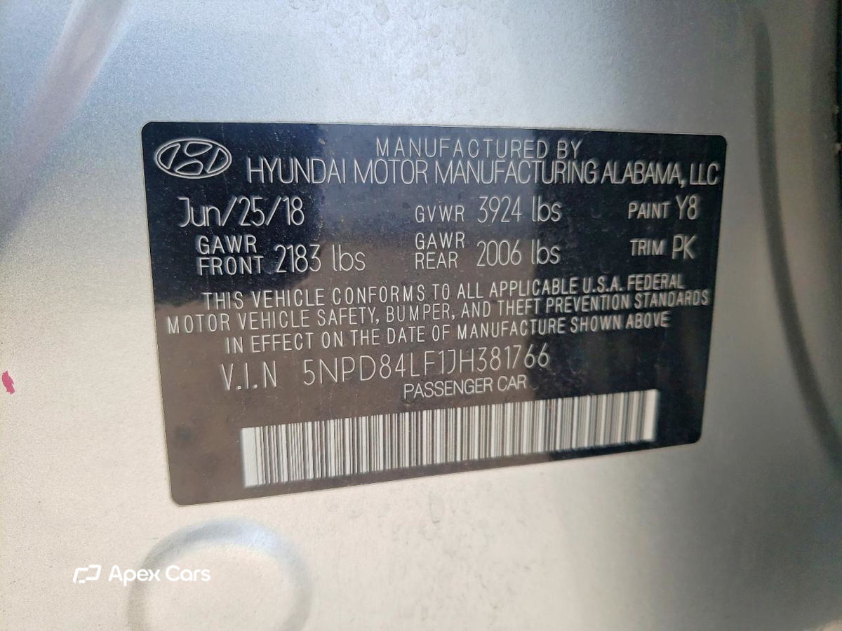 Hyundai Elantra 2018