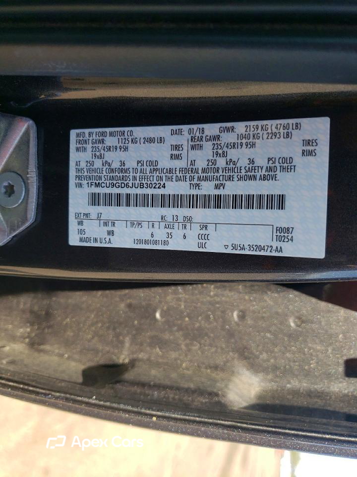 Ford Escape 2018