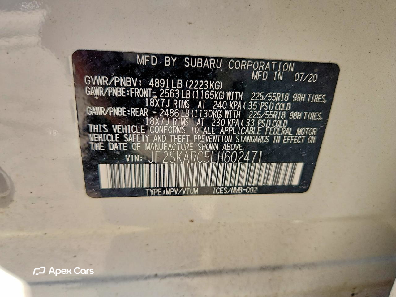 Subaru Forester 2020