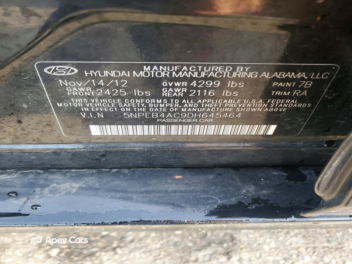 Hyundai Sonata 2013