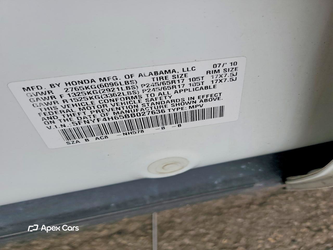 Honda Pilot 2011
