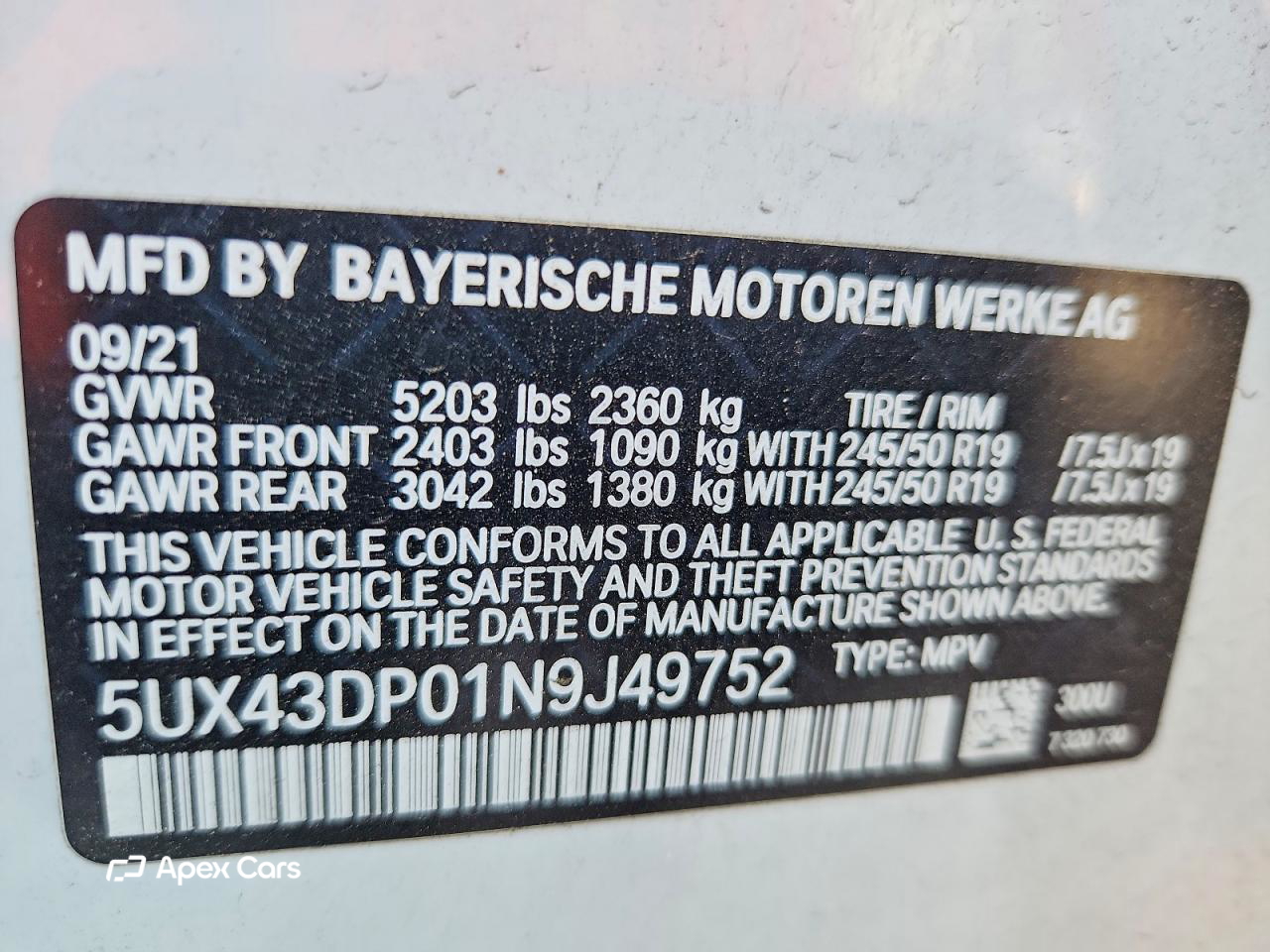 BMW X3 2022