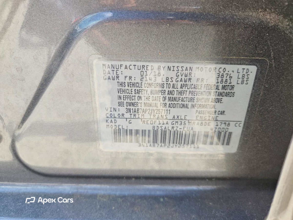 Nissan Sentra 2018