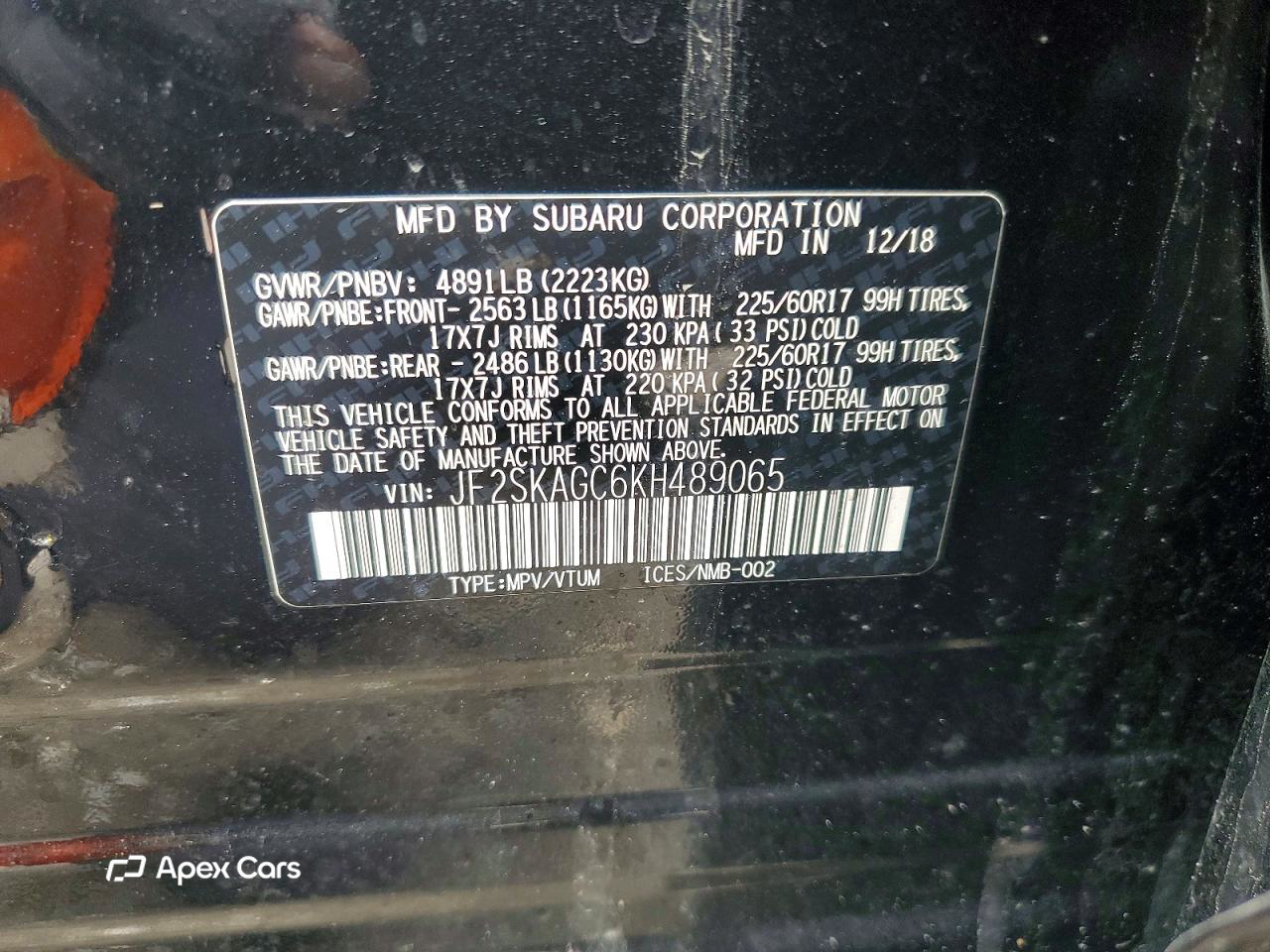 Subaru Forester 2019
