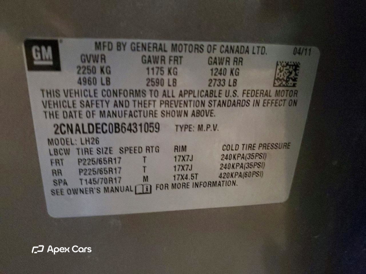 Chevrolet Equinox 2011