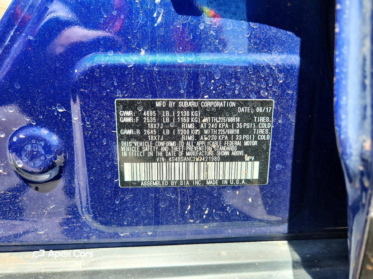Subaru Legacy 2017