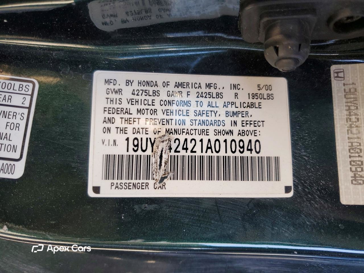 Acura CL 2001