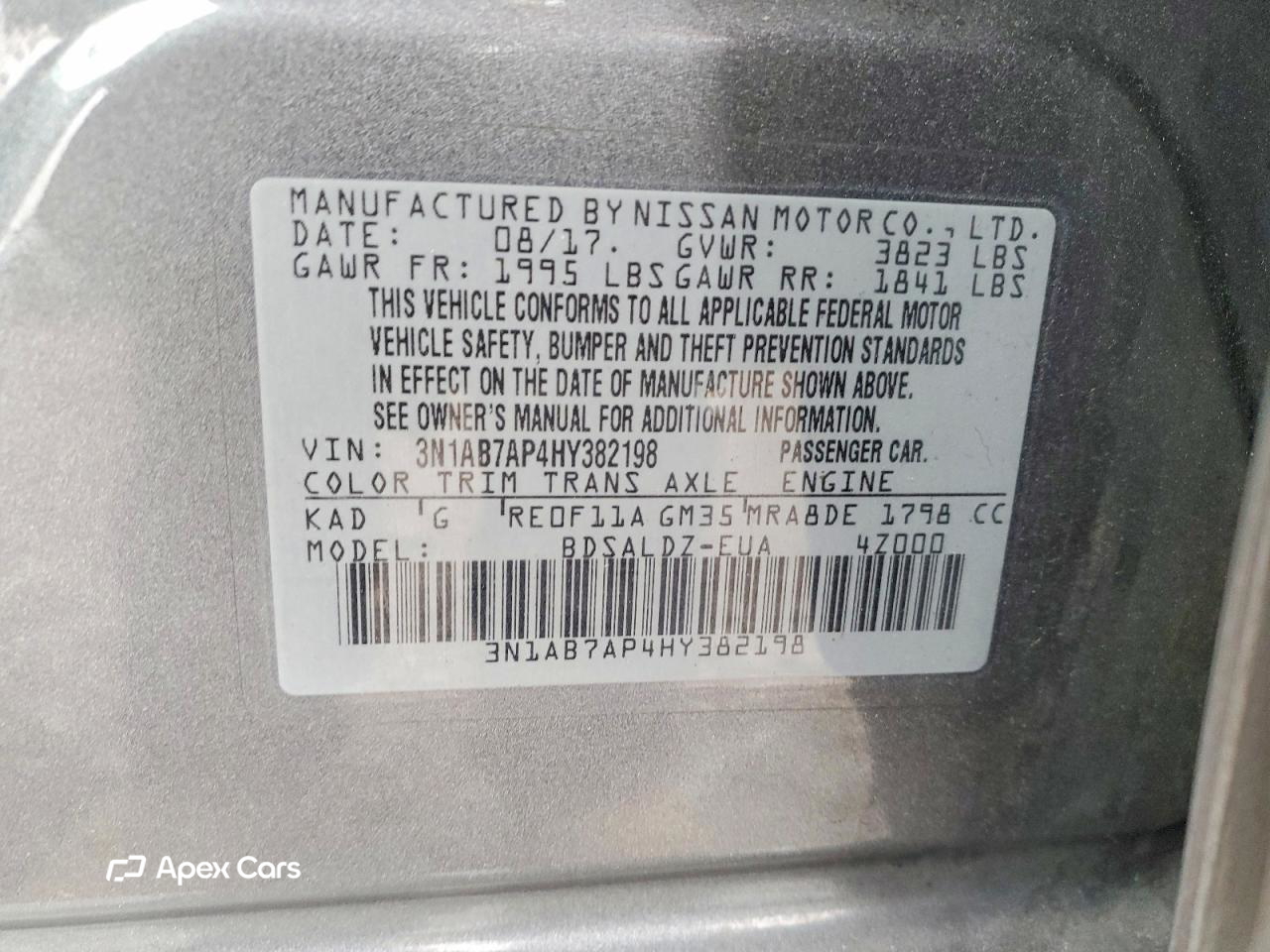 Nissan Sentra 2017