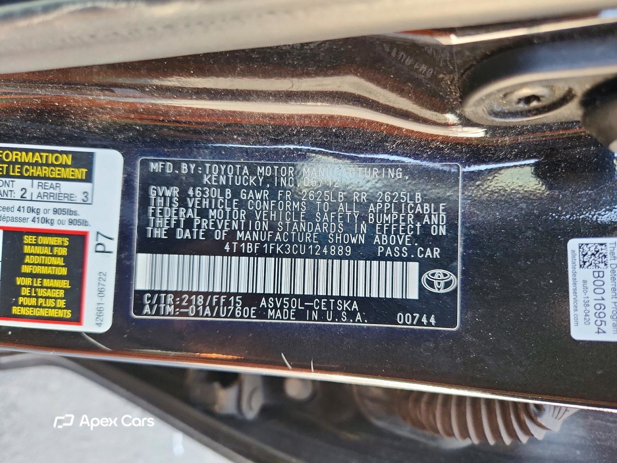 Toyota Camry 2012