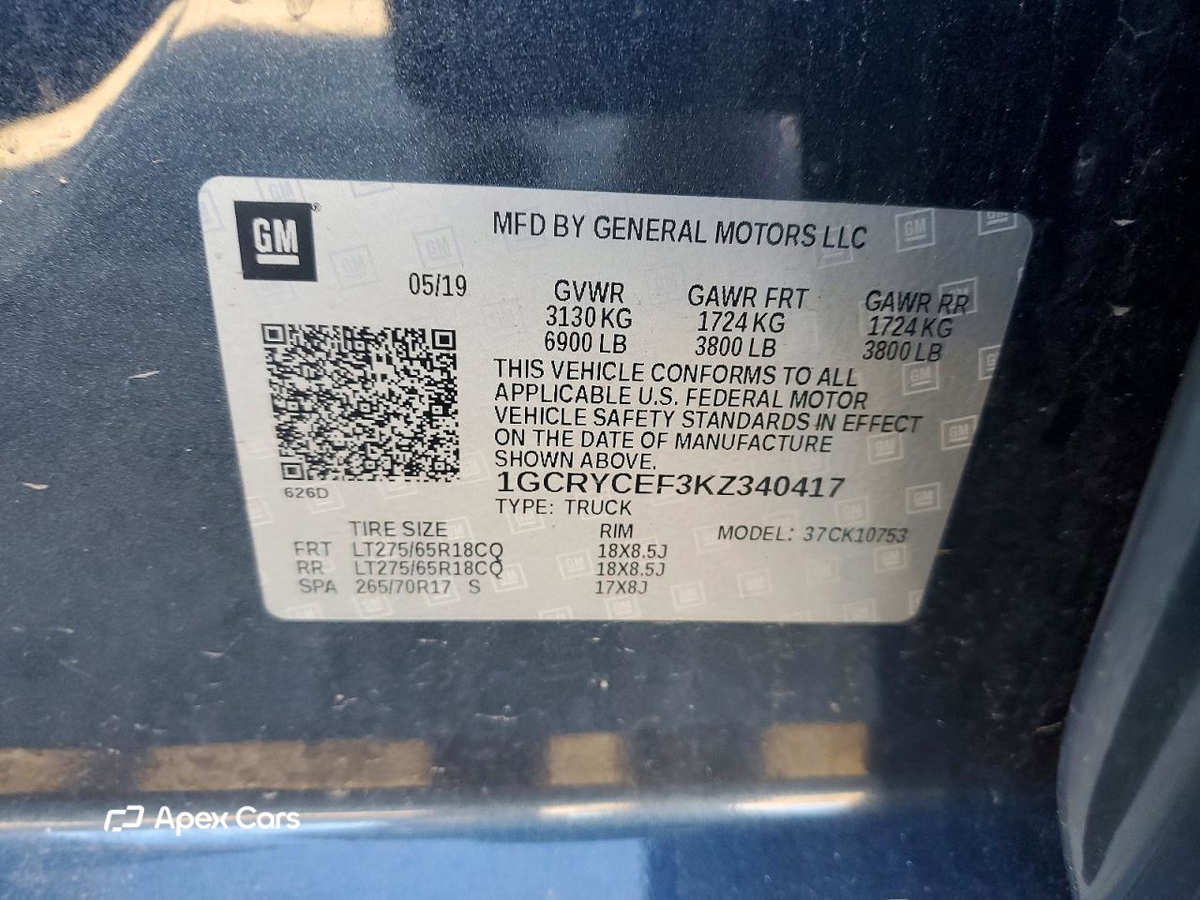 Chevrolet Silverado 2019