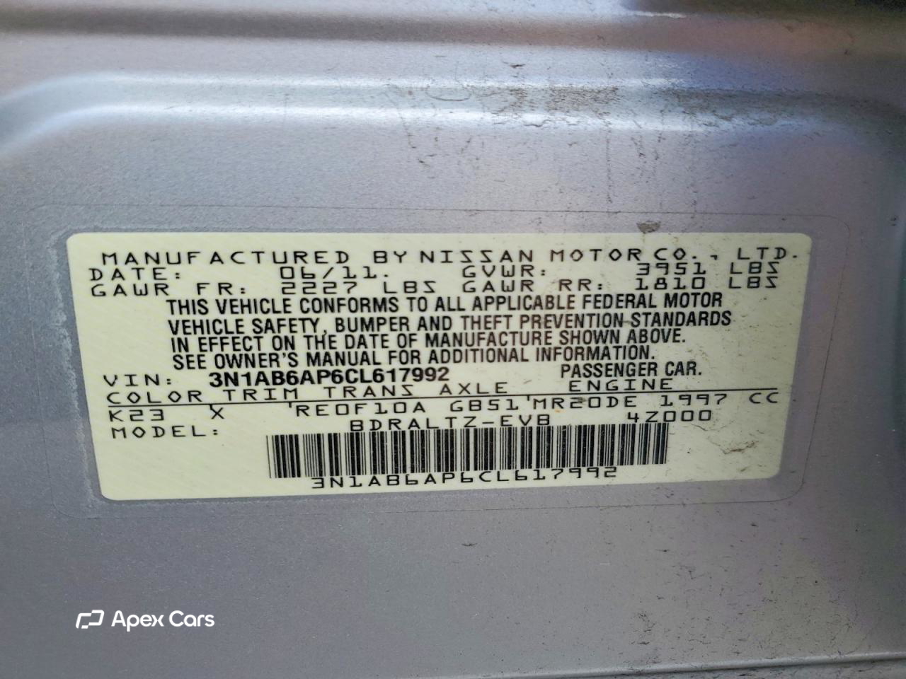 Nissan Sentra 2012