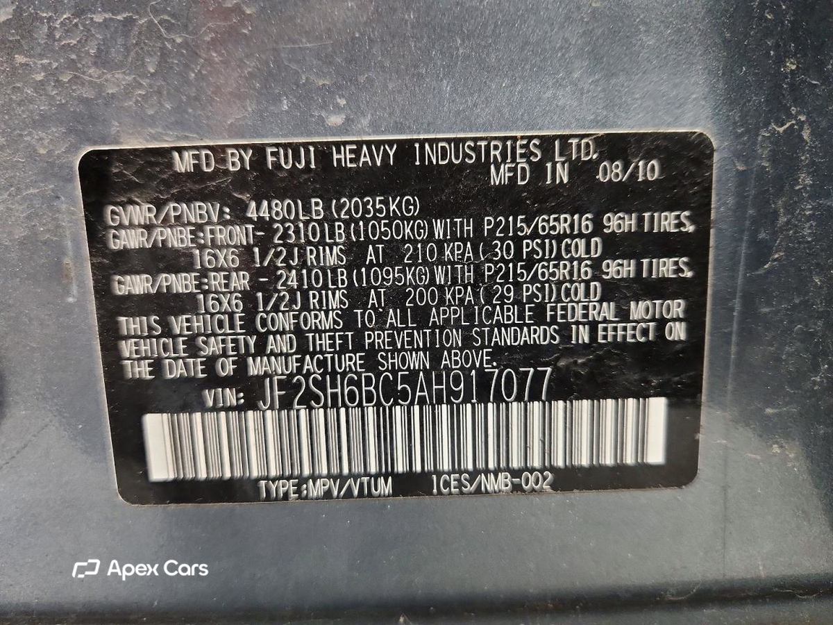 Subaru Forester 2010