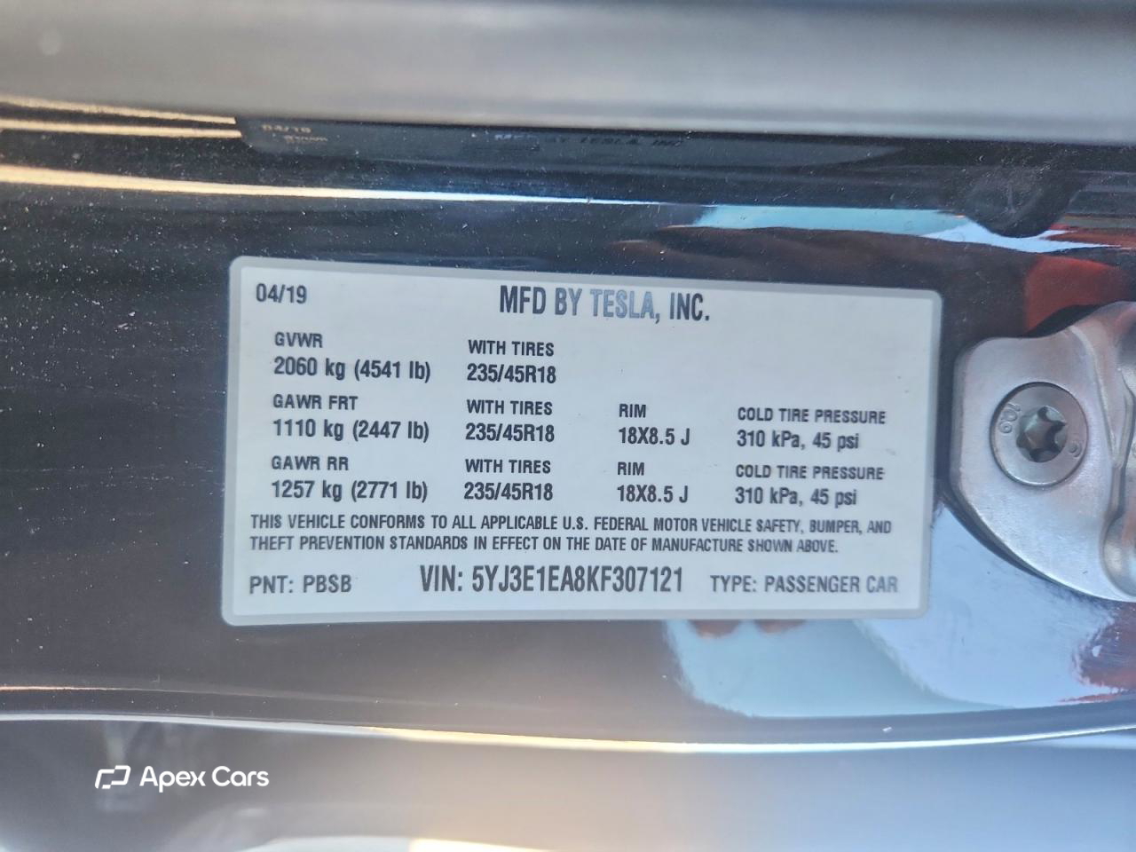 Tesla Model 3 2019