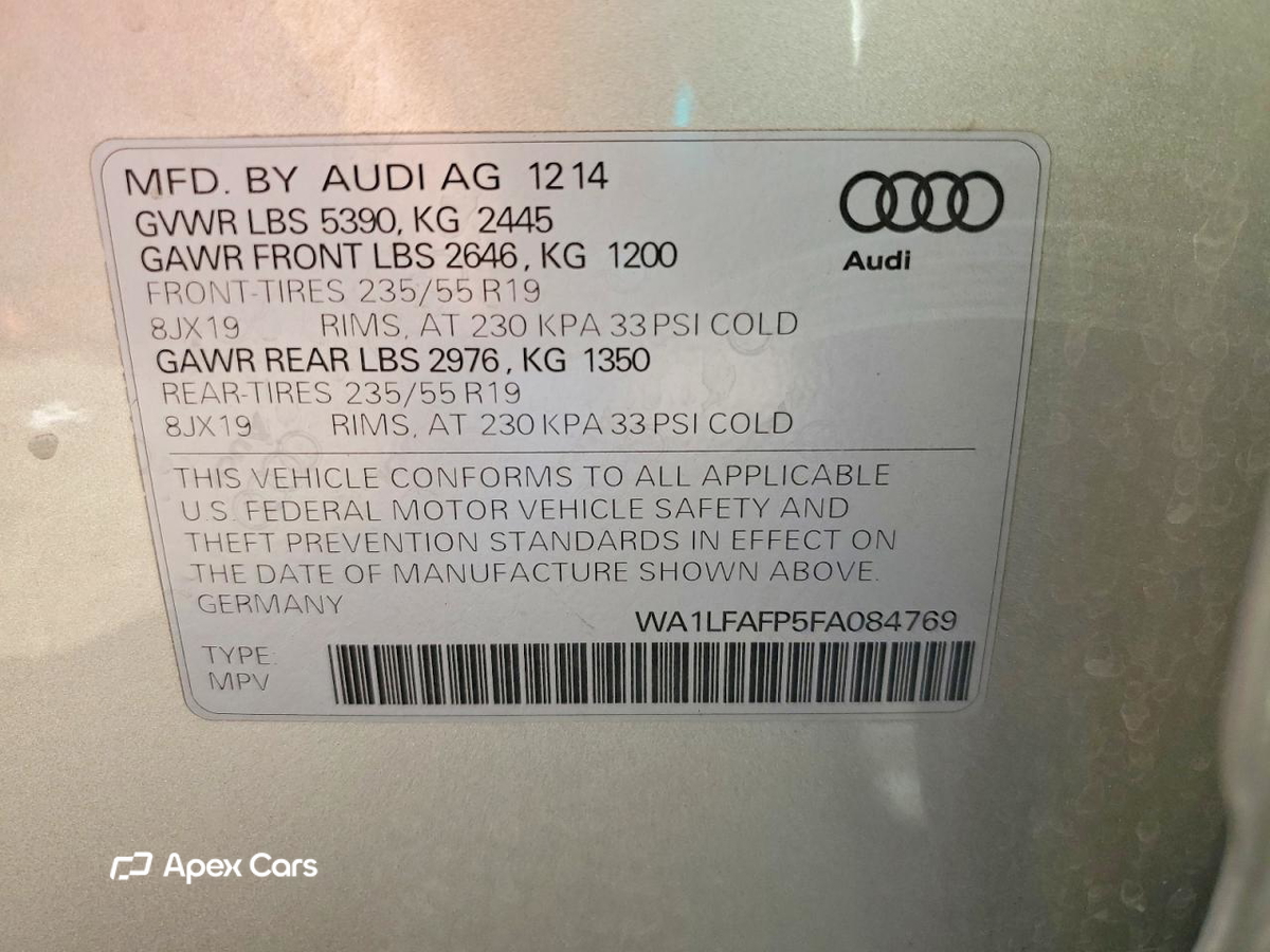 Audi Q5 2015