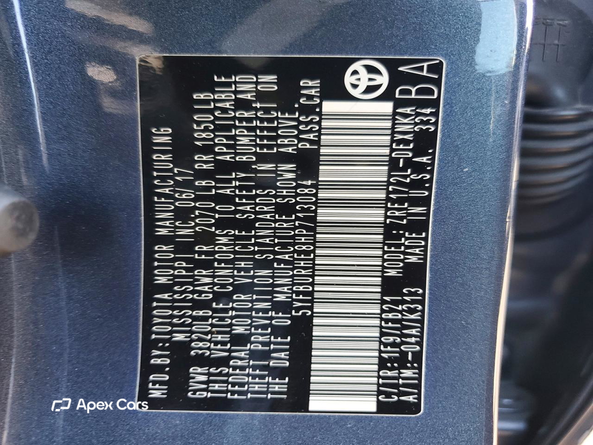 Toyota Corolla 2017