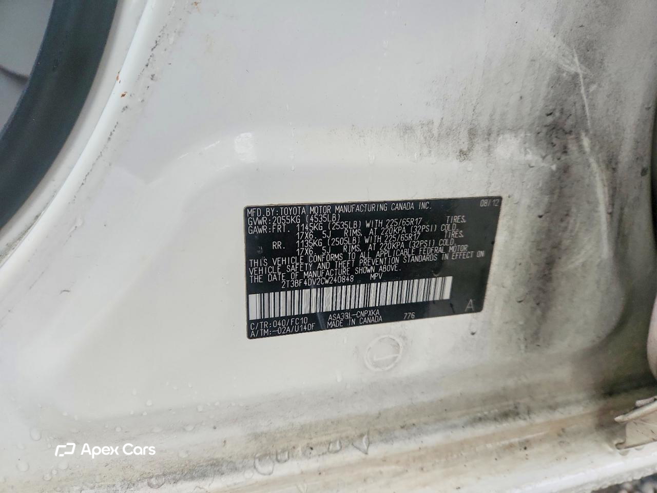 Toyota RAV 4 2012
