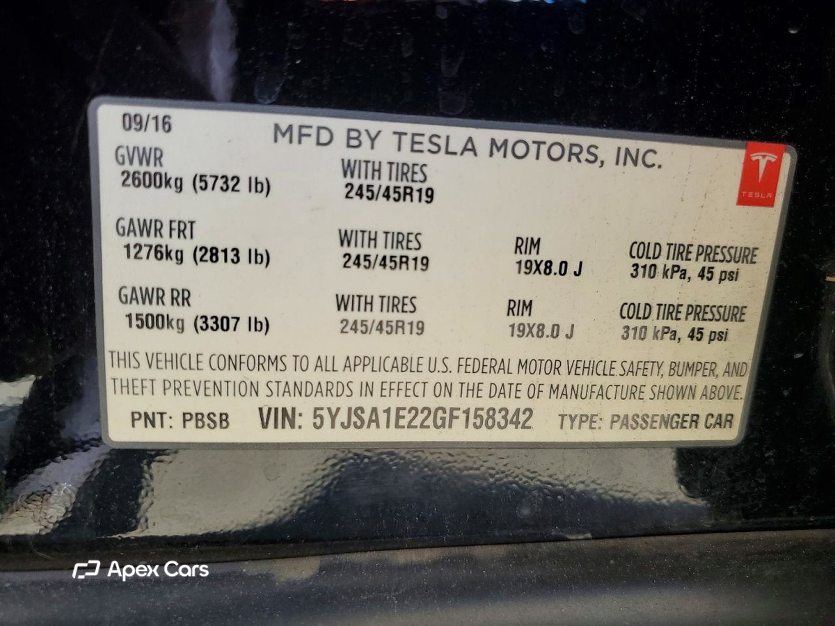Tesla Model S 2016