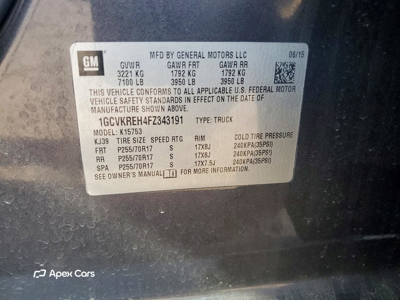 Chevrolet Silverado 2015