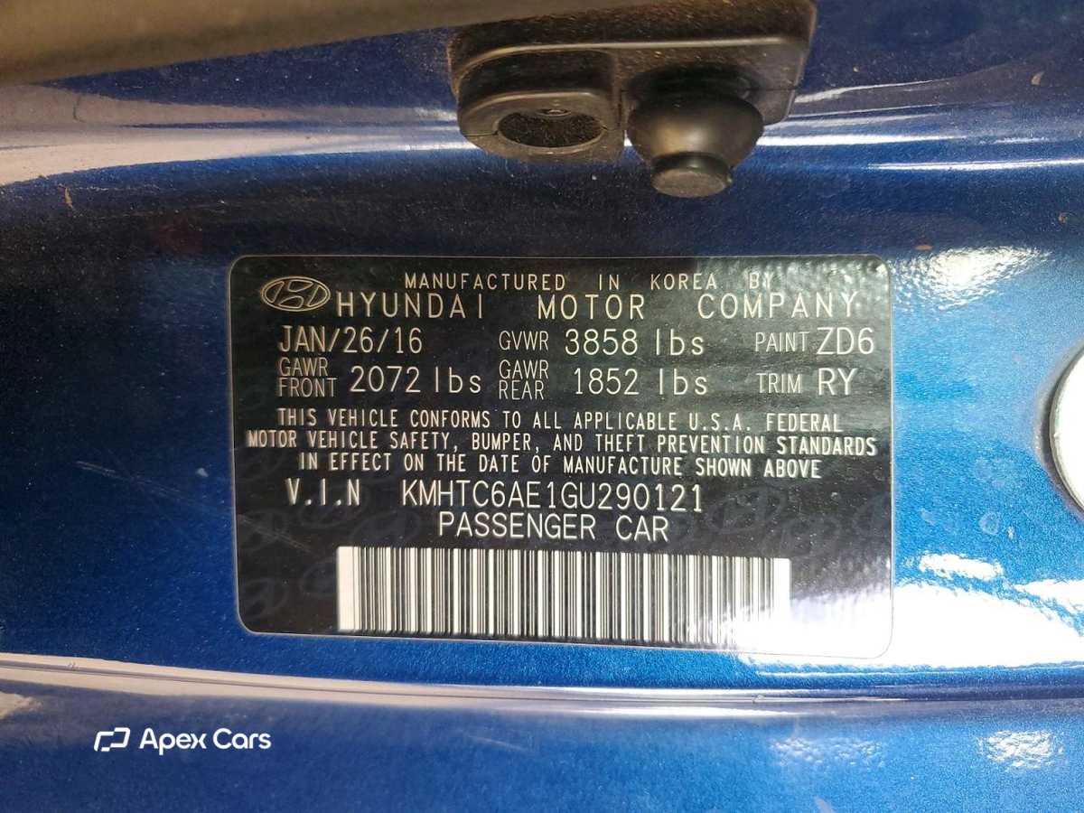 Hyundai Veloster 2016