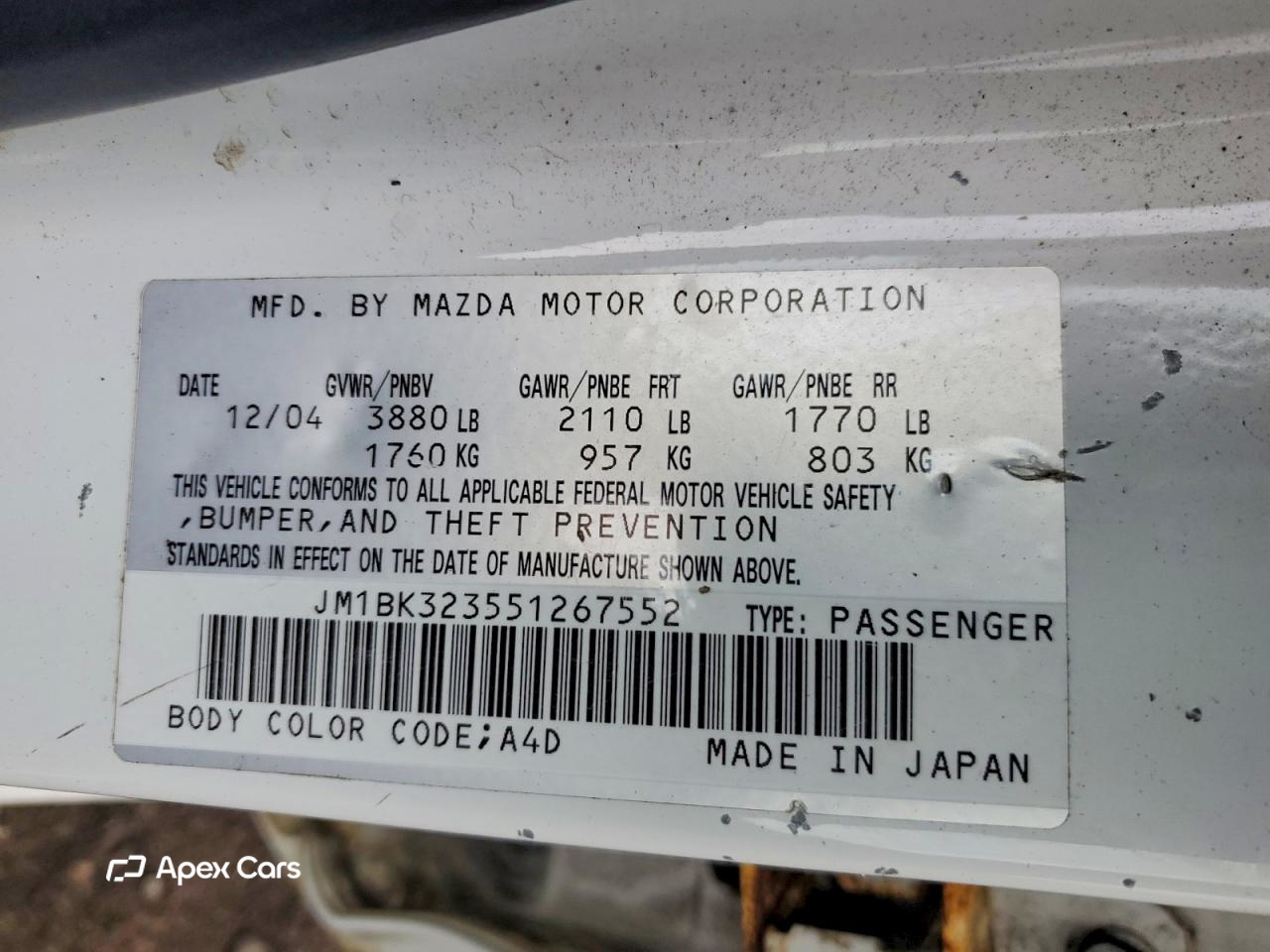 Mazda 3 2005