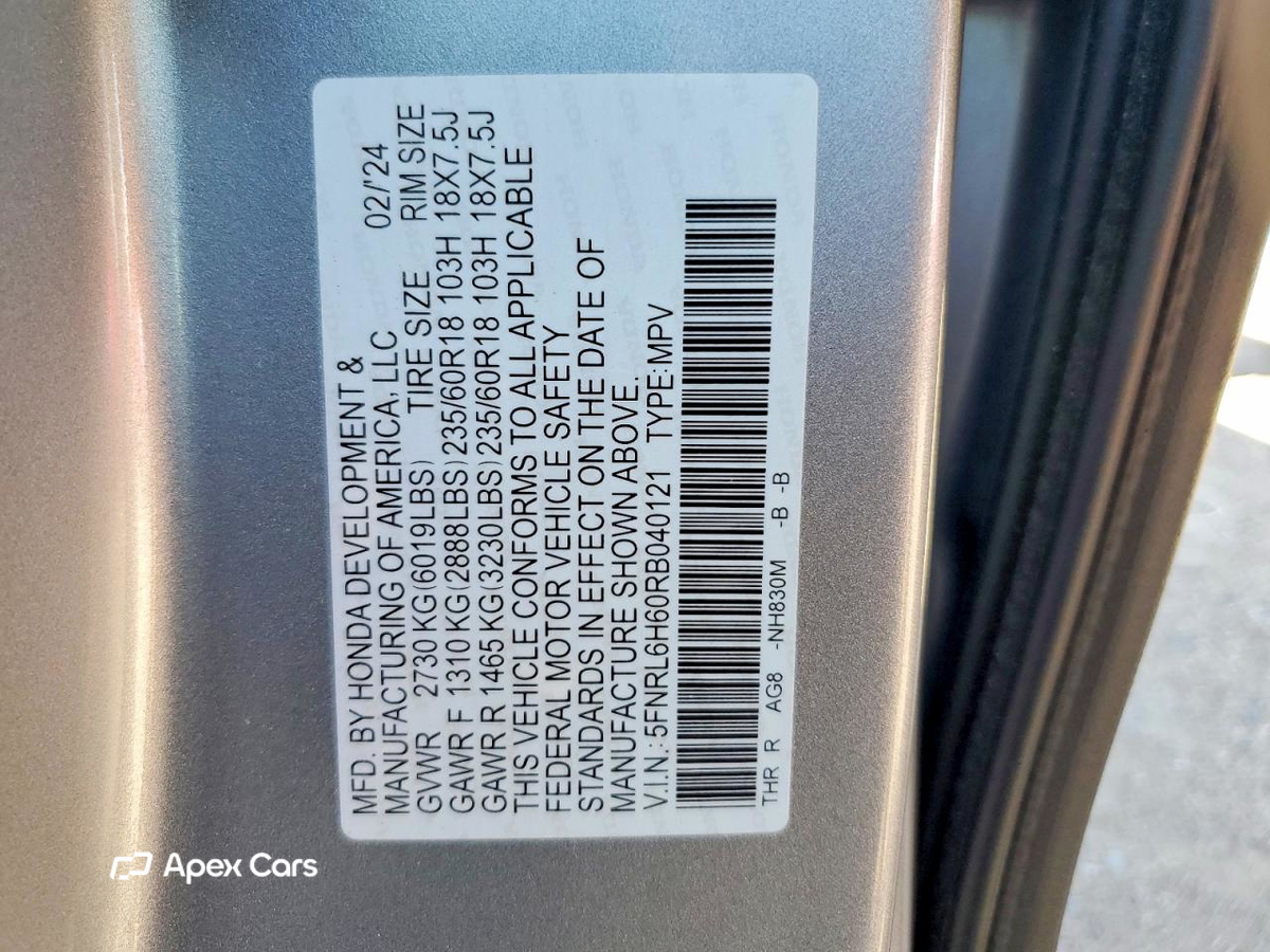 Honda Odyssey 2024
