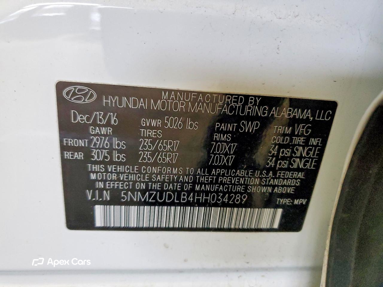 Hyundai Santa Fe 2017