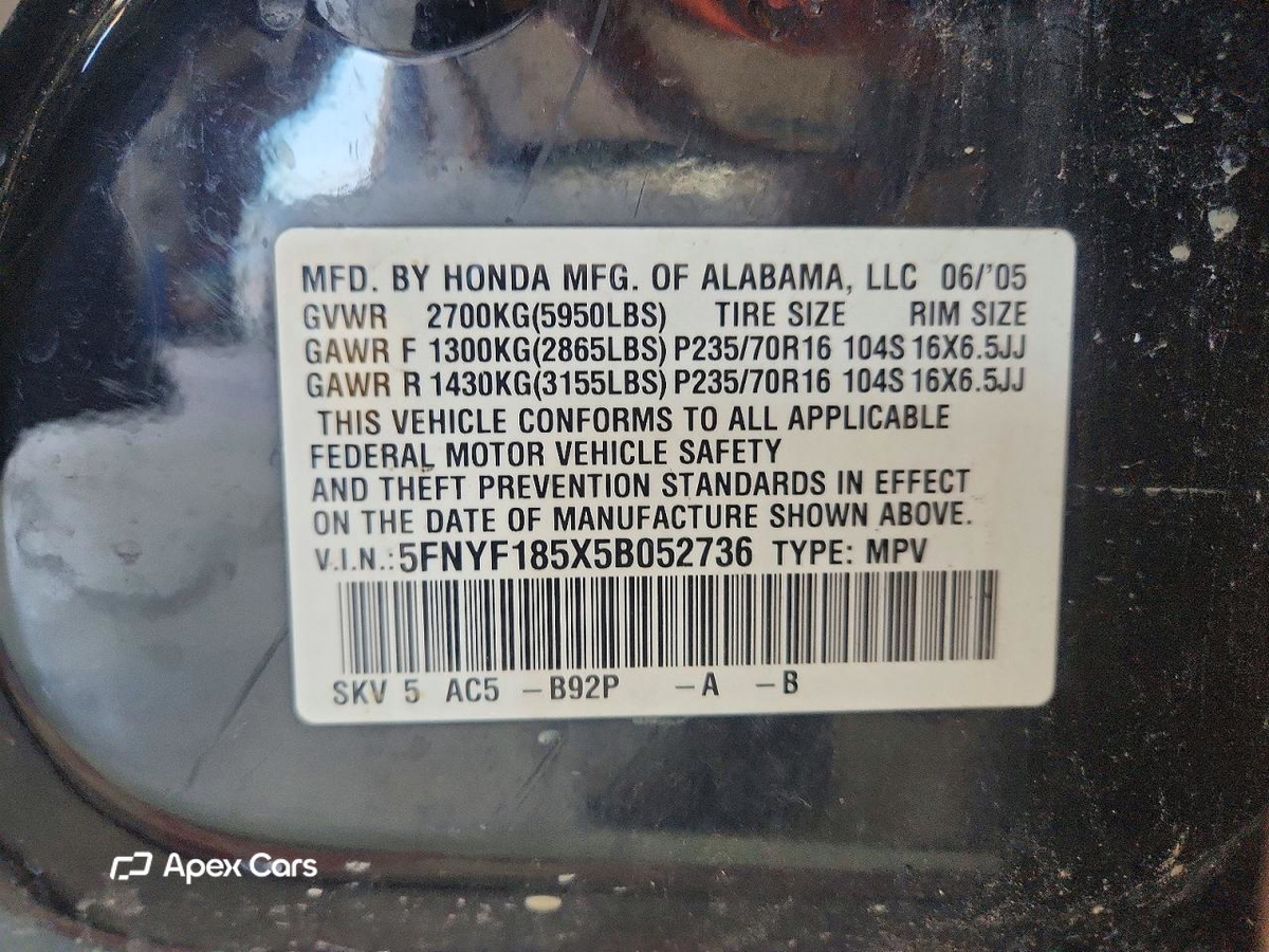 Honda Pilot 2005