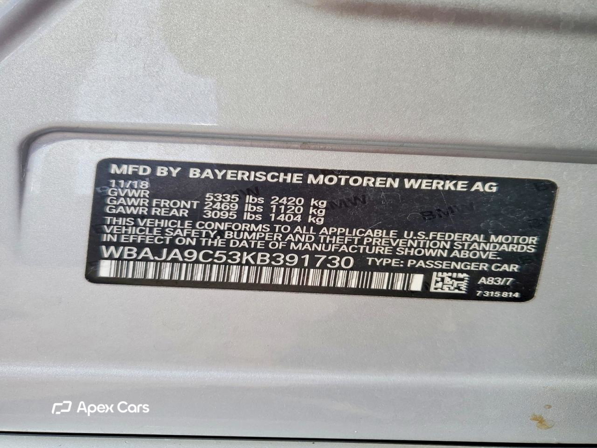 BMW Series 5 2019