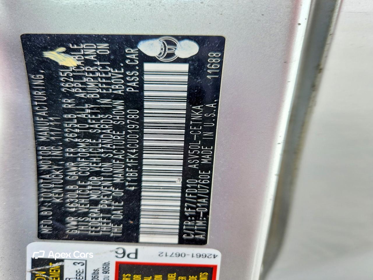 Toyota Camry 2012