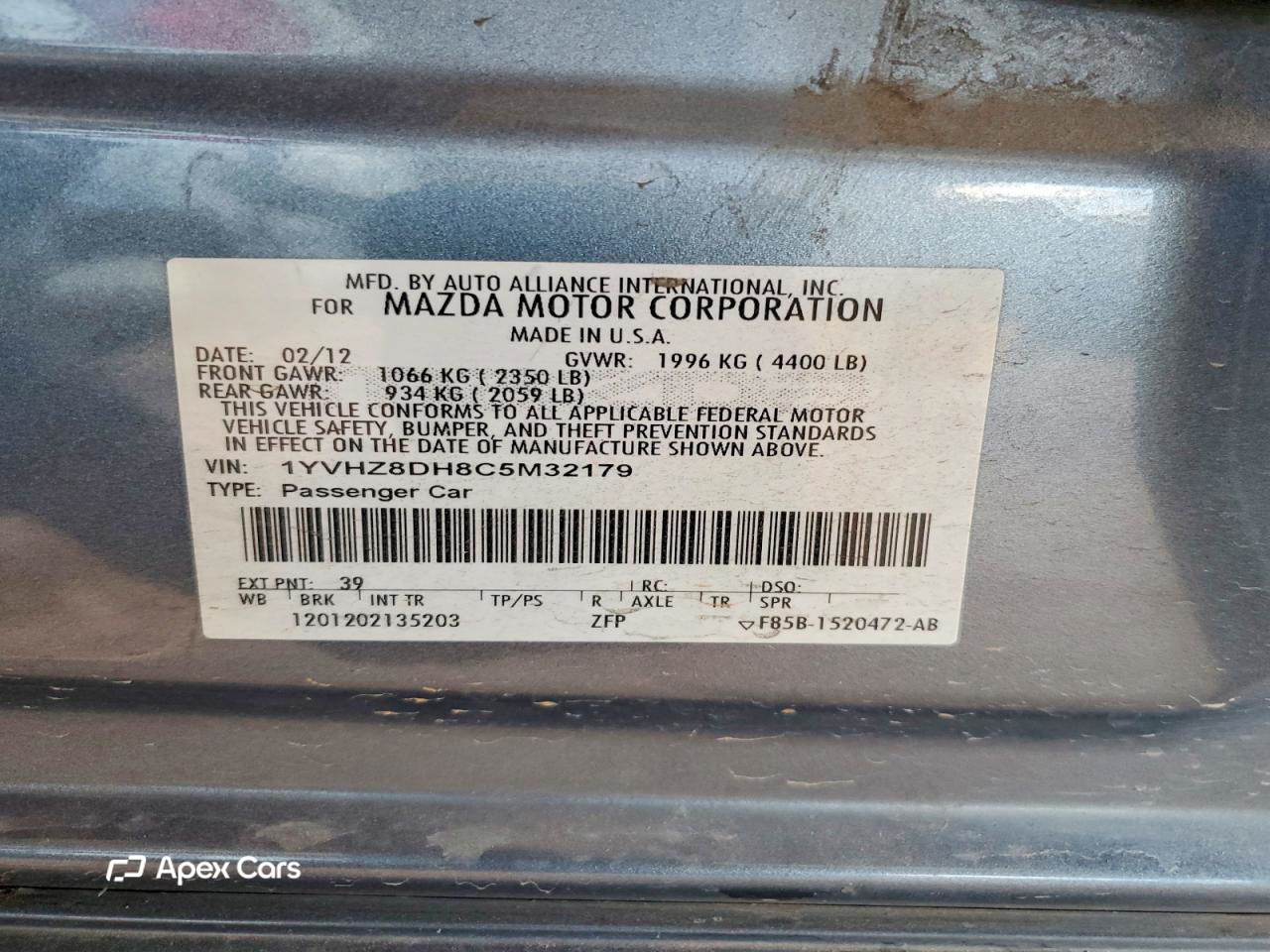 Mazda 6 2012