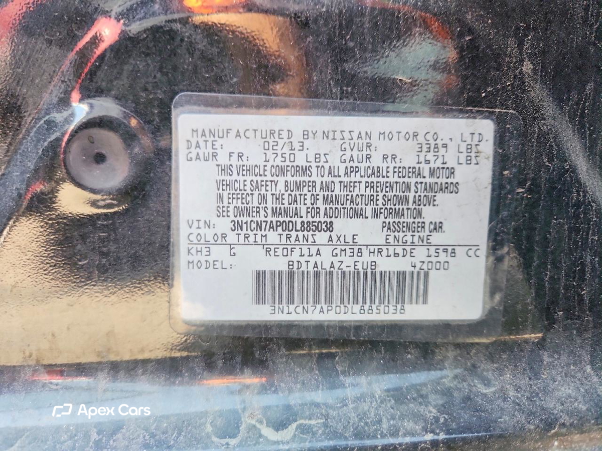 Nissan Versa 2013