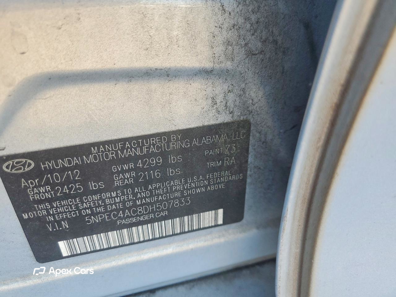 Hyundai Sonata 2013