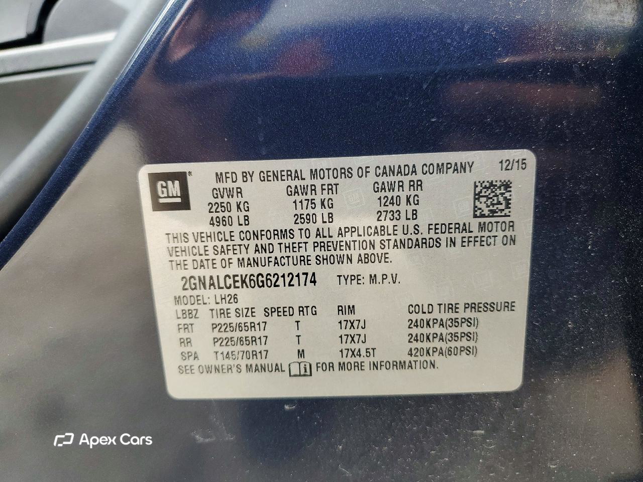 Chevrolet Equinox 2016