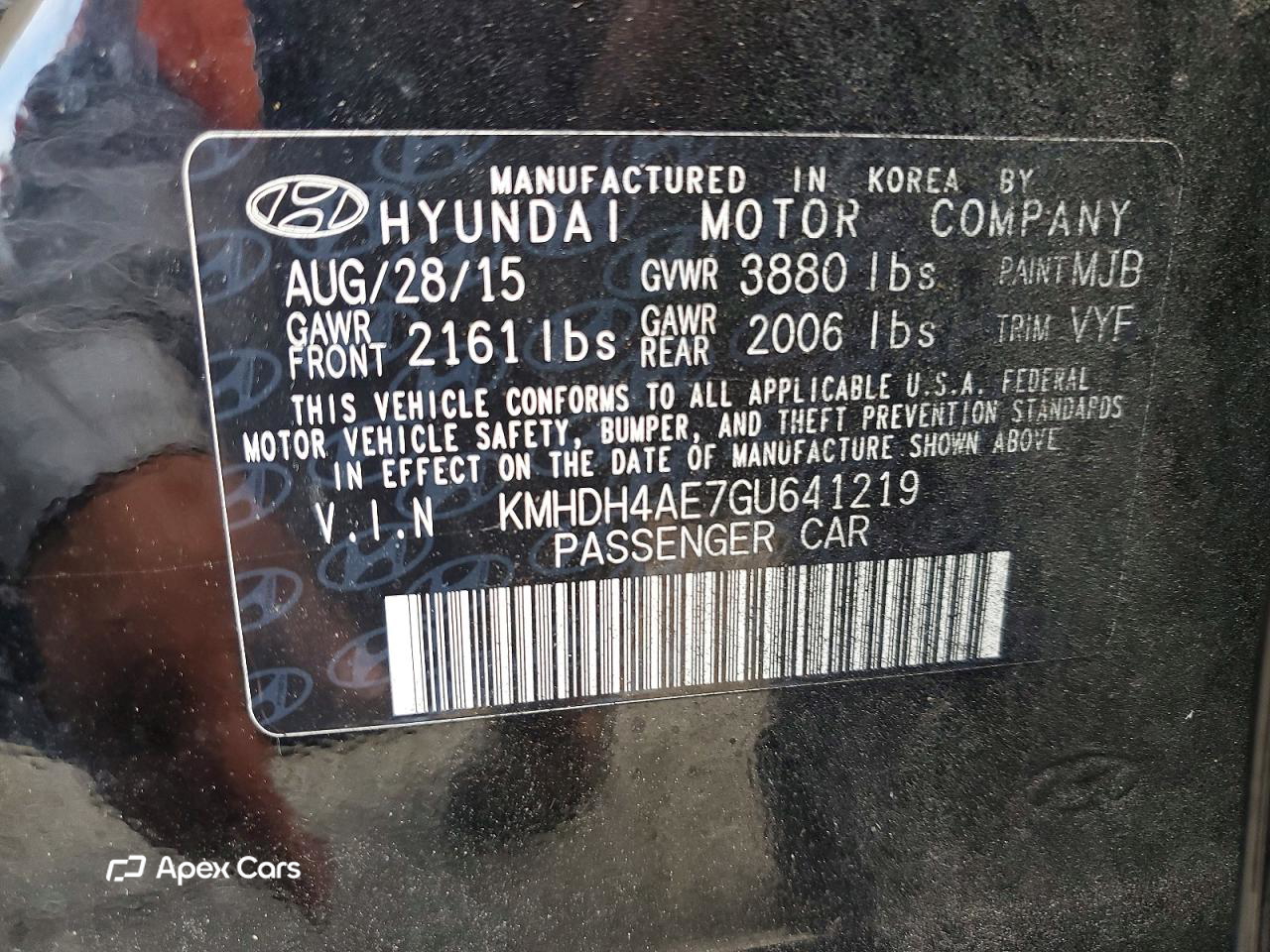 Hyundai Elantra 2016