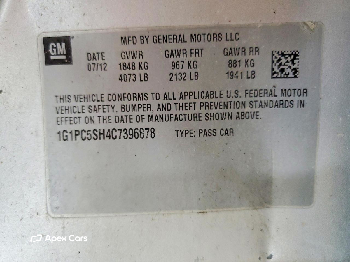 Chevrolet Cruze 2012