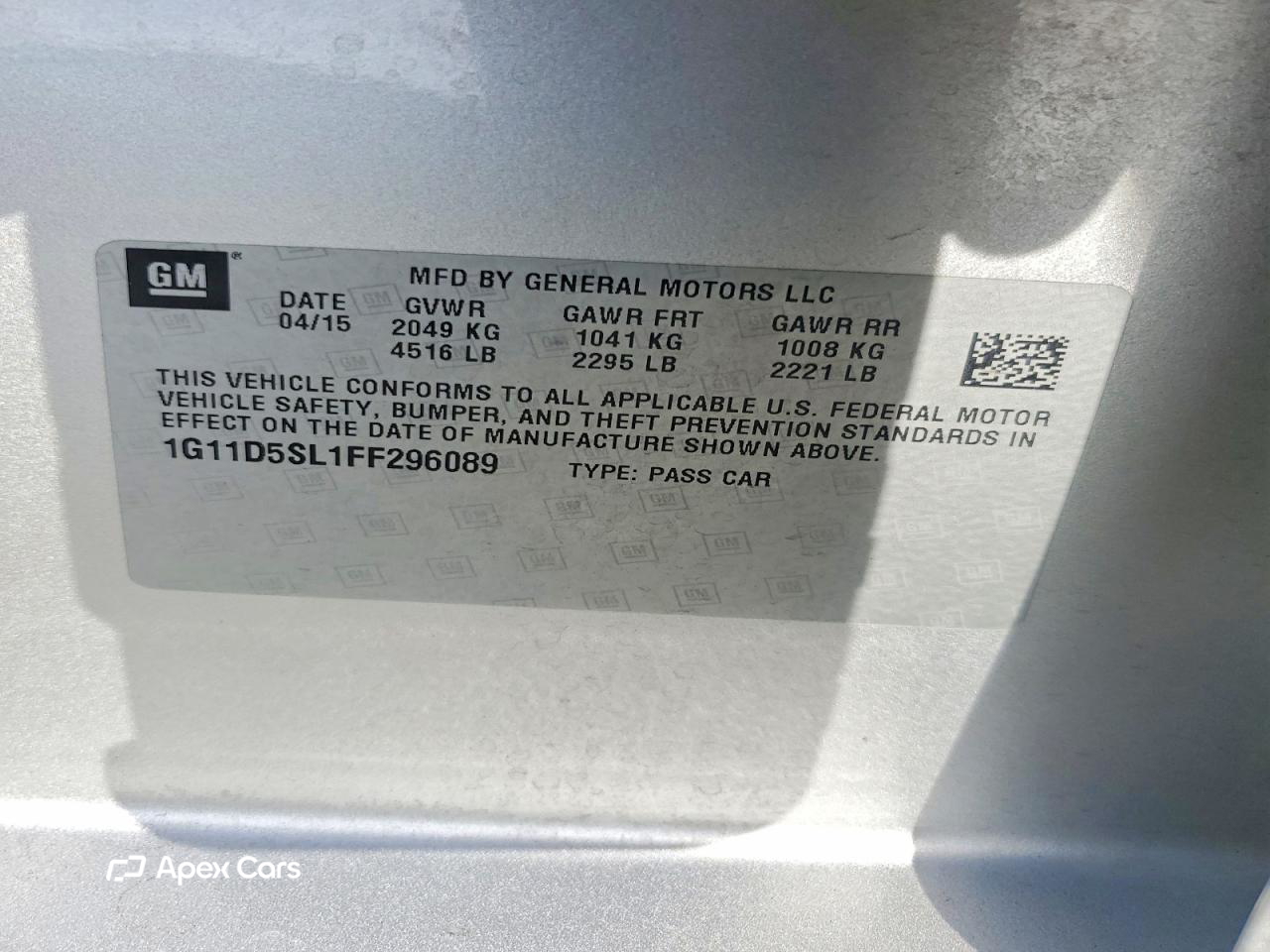 Chevrolet Malibu 2015