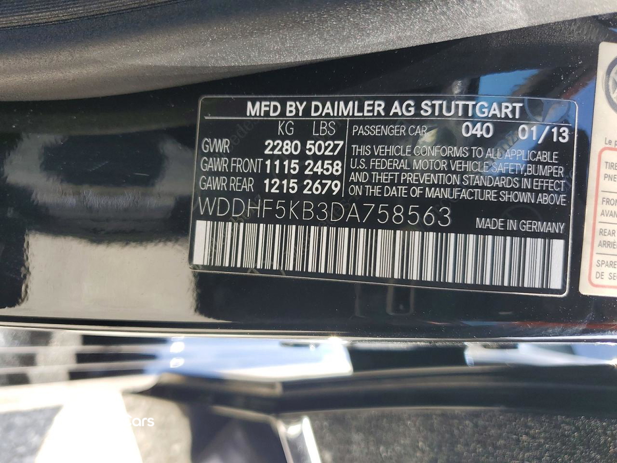 Mercedes-Benz E-klasse 2013